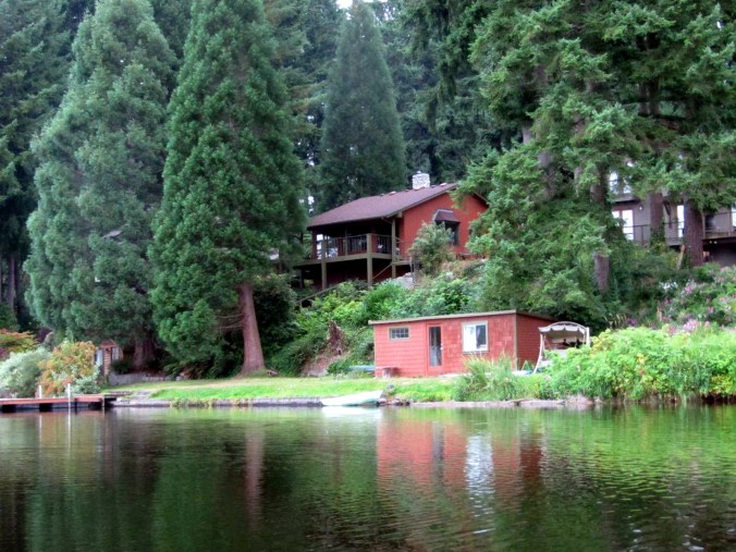 Cottage from lake